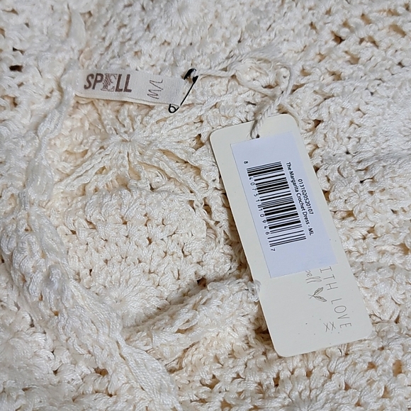 Spell & The Gypsy Margarita Crochet Maxi Dress Rare M/L NWT - Picture 7 of 12